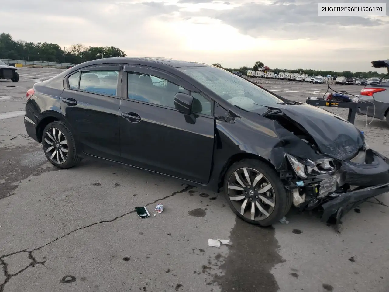2015 Honda Civic Exl VIN: 2HGFB2F96FH506170 Lot: 62847365