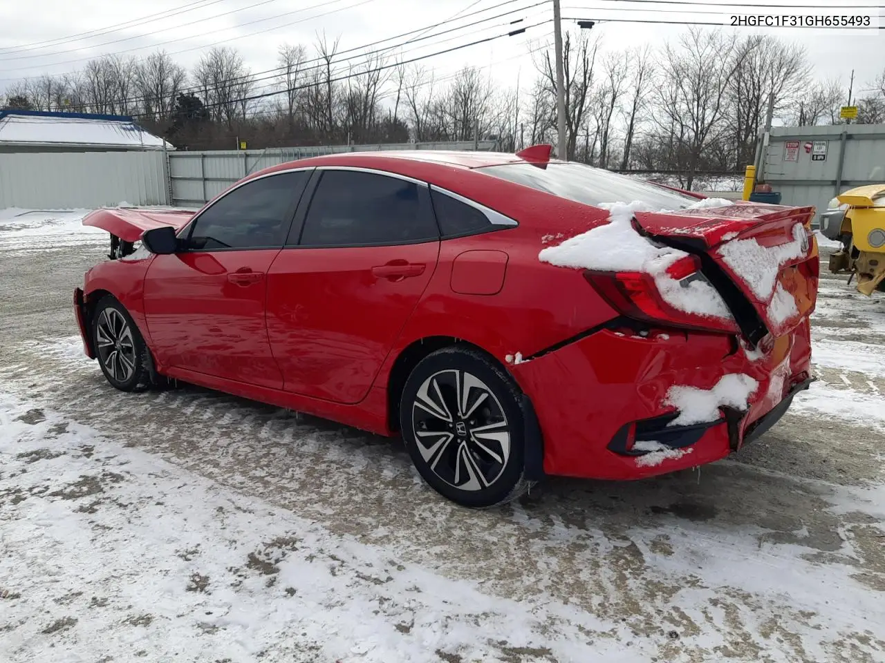 2016 Honda Civic Ex VIN: 2HGFC1F31GH655493 Lot: 45672385