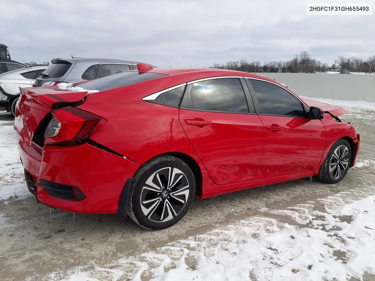 2016 Honda Civic Ex VIN: 2HGFC1F31GH655493 Lot: 45672385