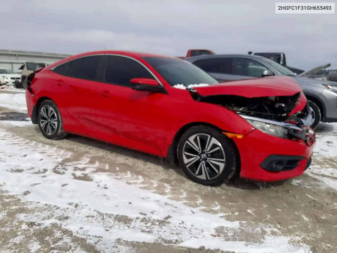 2016 Honda Civic Ex VIN: 2HGFC1F31GH655493 Lot: 45672385
