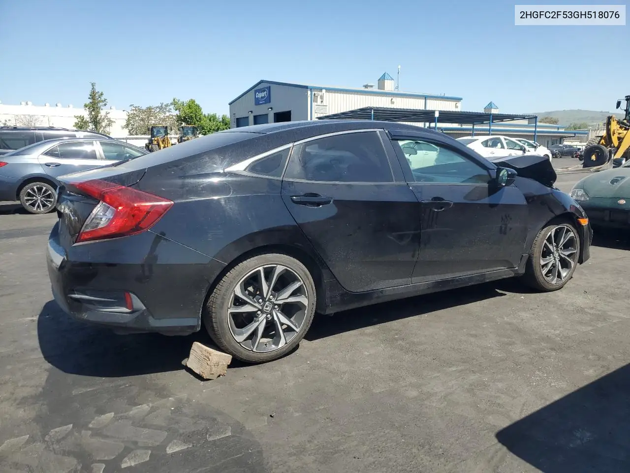 2016 Honda Civic Lx VIN: 2HGFC2F53GH518076 Lot: 53158665