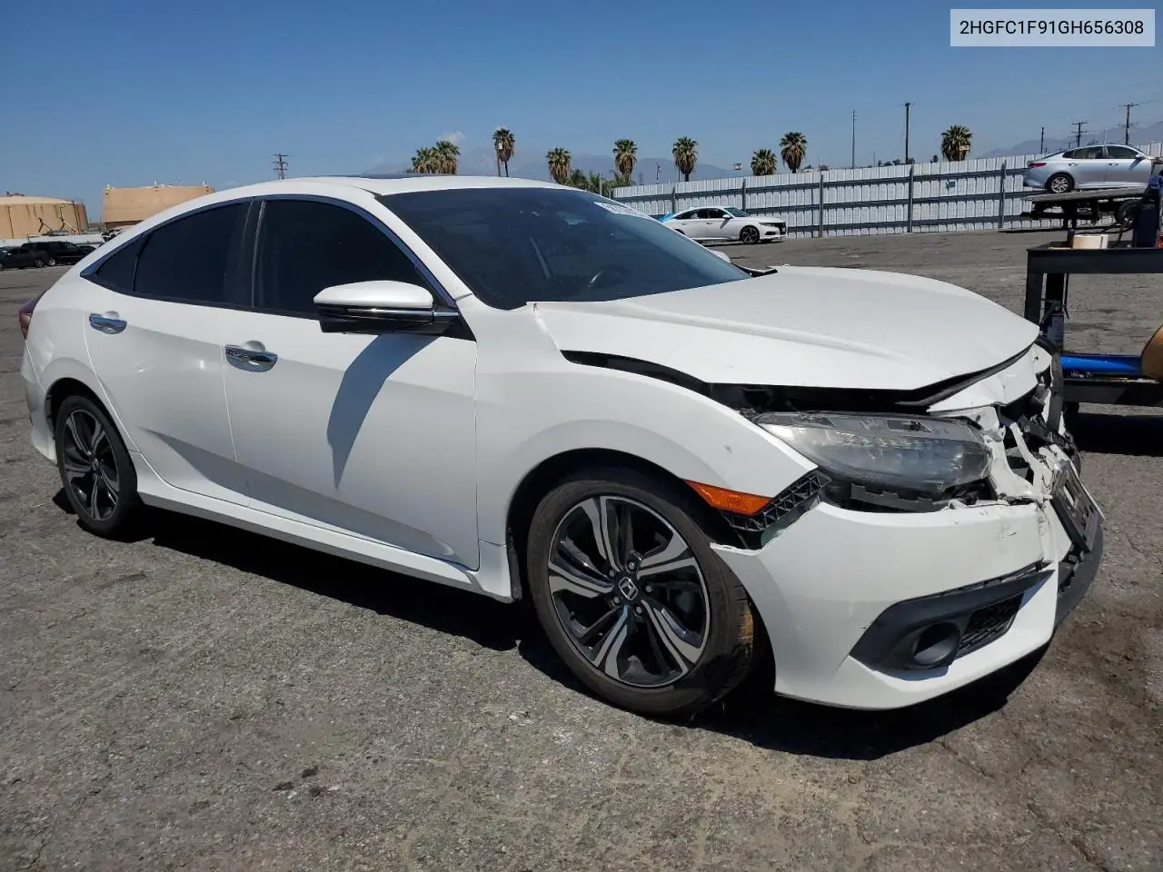 2016 Honda Civic Touring VIN: 2HGFC1F91GH656308 Lot: 56730925