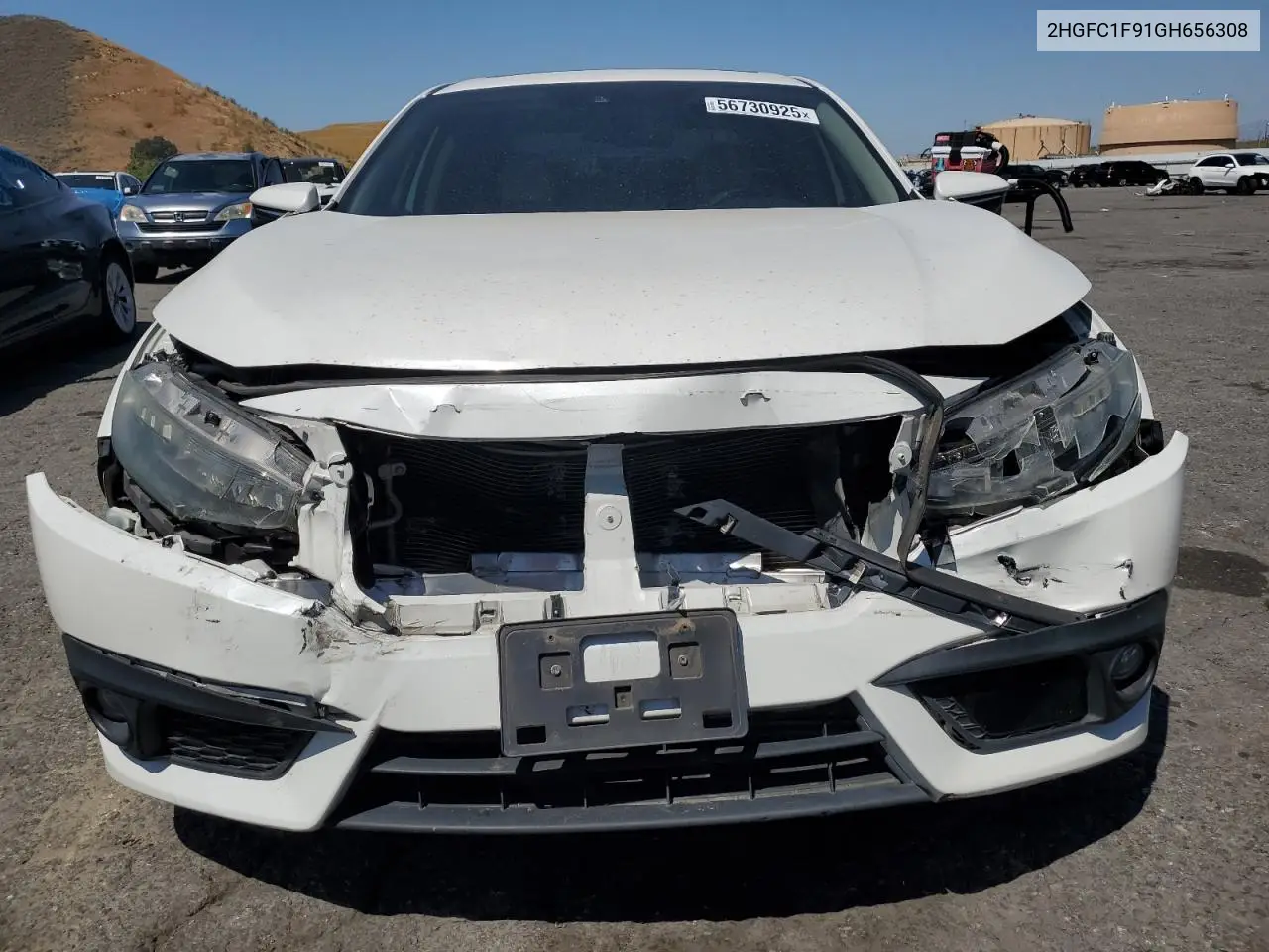 2016 Honda Civic Touring VIN: 2HGFC1F91GH656308 Lot: 56730925