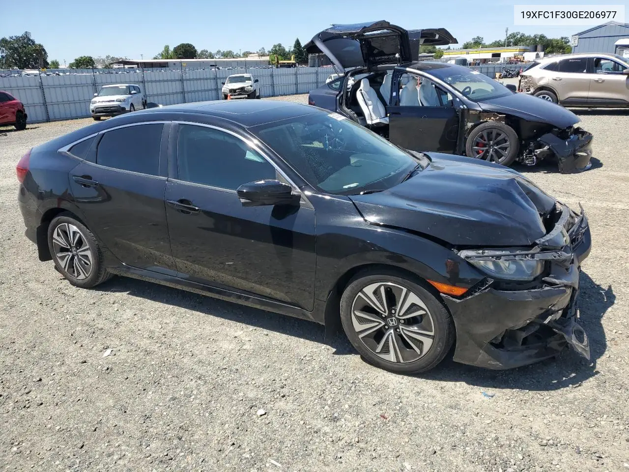 2016 Honda Civic Ex VIN: 19XFC1F30GE206977 Lot: 56785055