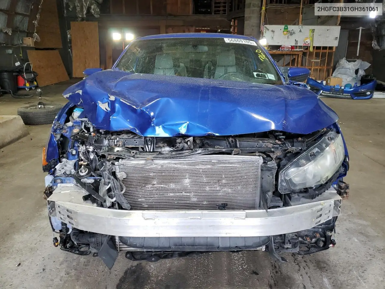 2016 Honda Civic Ex VIN: 2HGFC3B31GH361061 Lot: 56869105