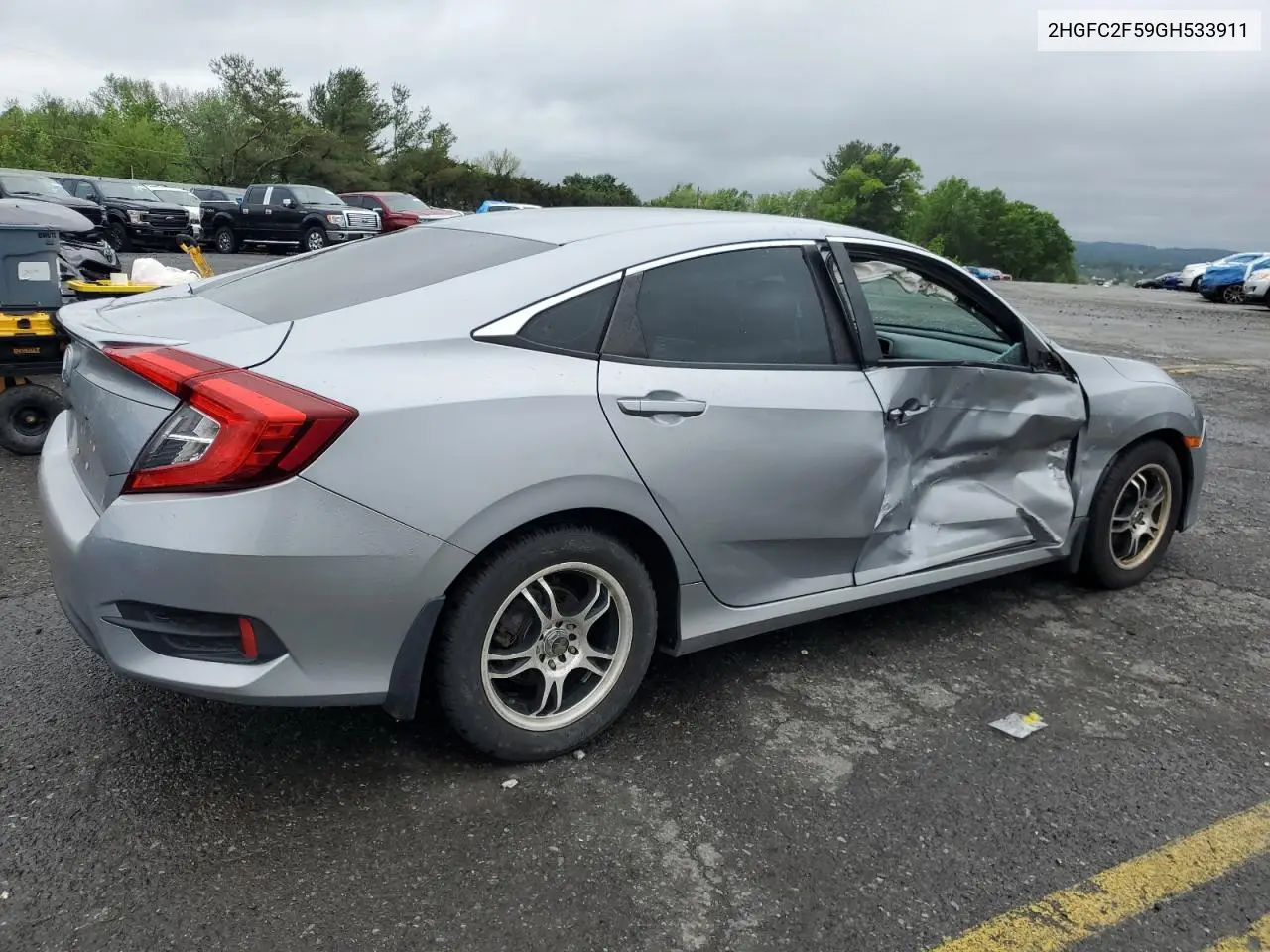 2016 Honda Civic Lx VIN: 2HGFC2F59GH533911 Lot: 56928655