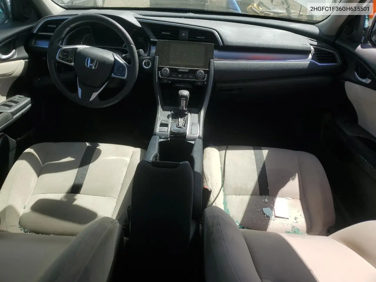 2016 Honda Civic Ex VIN: 2HGFC1F36GH635501 Lot: 57162945