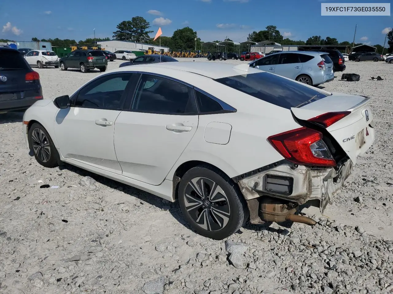 2016 Honda Civic Exl VIN: 19XFC1F73GE035550 Lot: 61748235