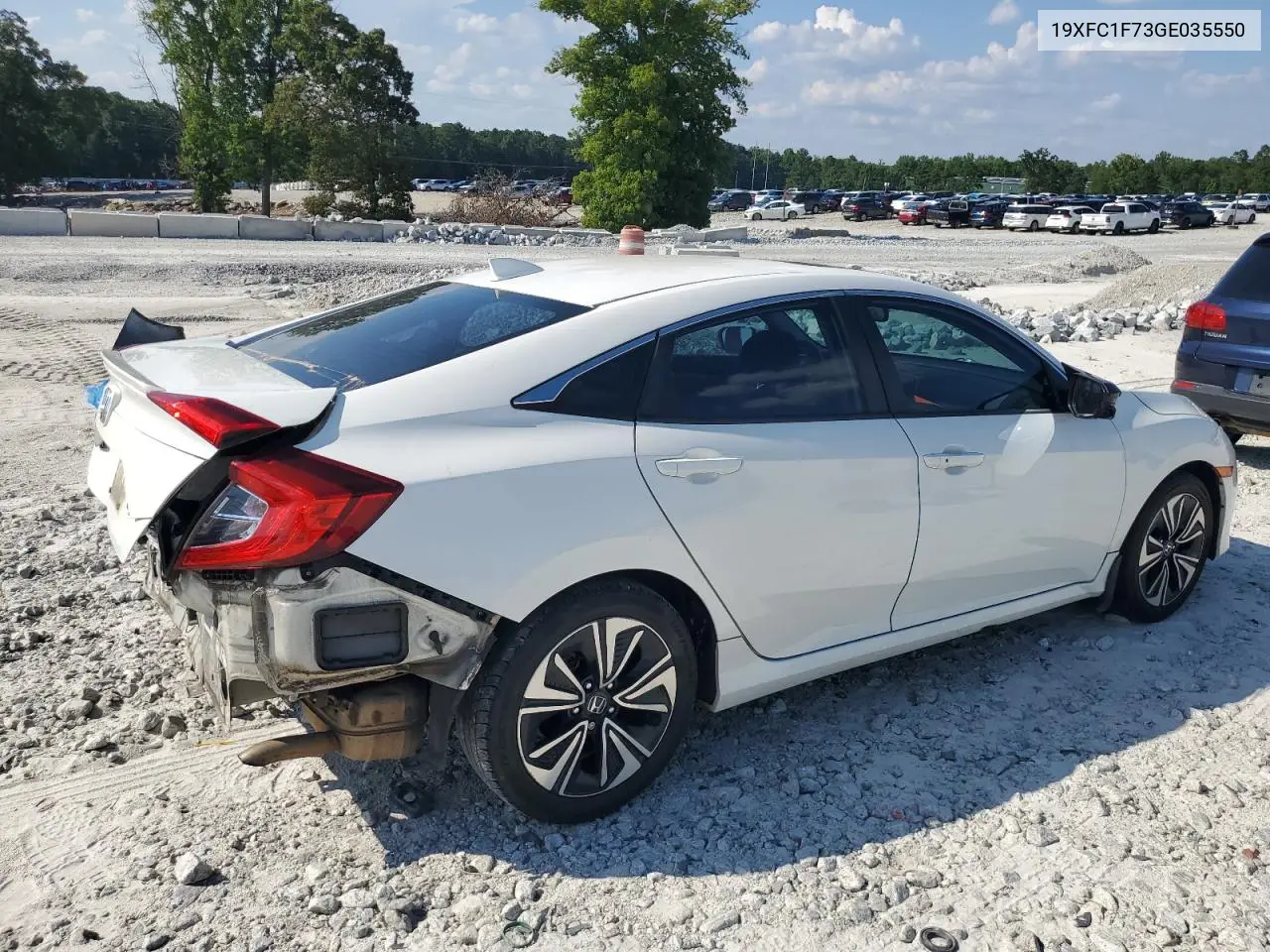 2016 Honda Civic Exl VIN: 19XFC1F73GE035550 Lot: 61748235