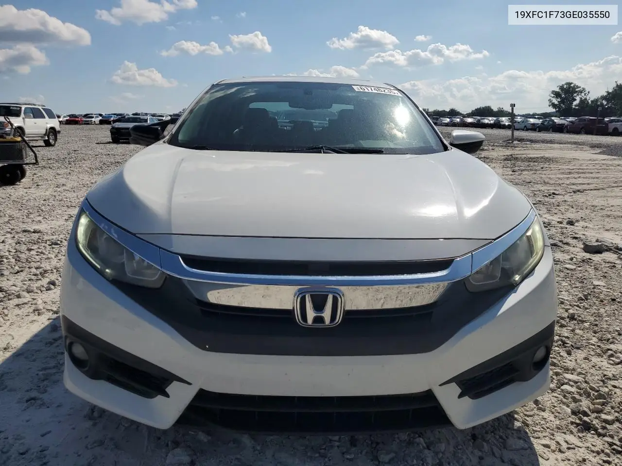 2016 Honda Civic Exl VIN: 19XFC1F73GE035550 Lot: 61748235