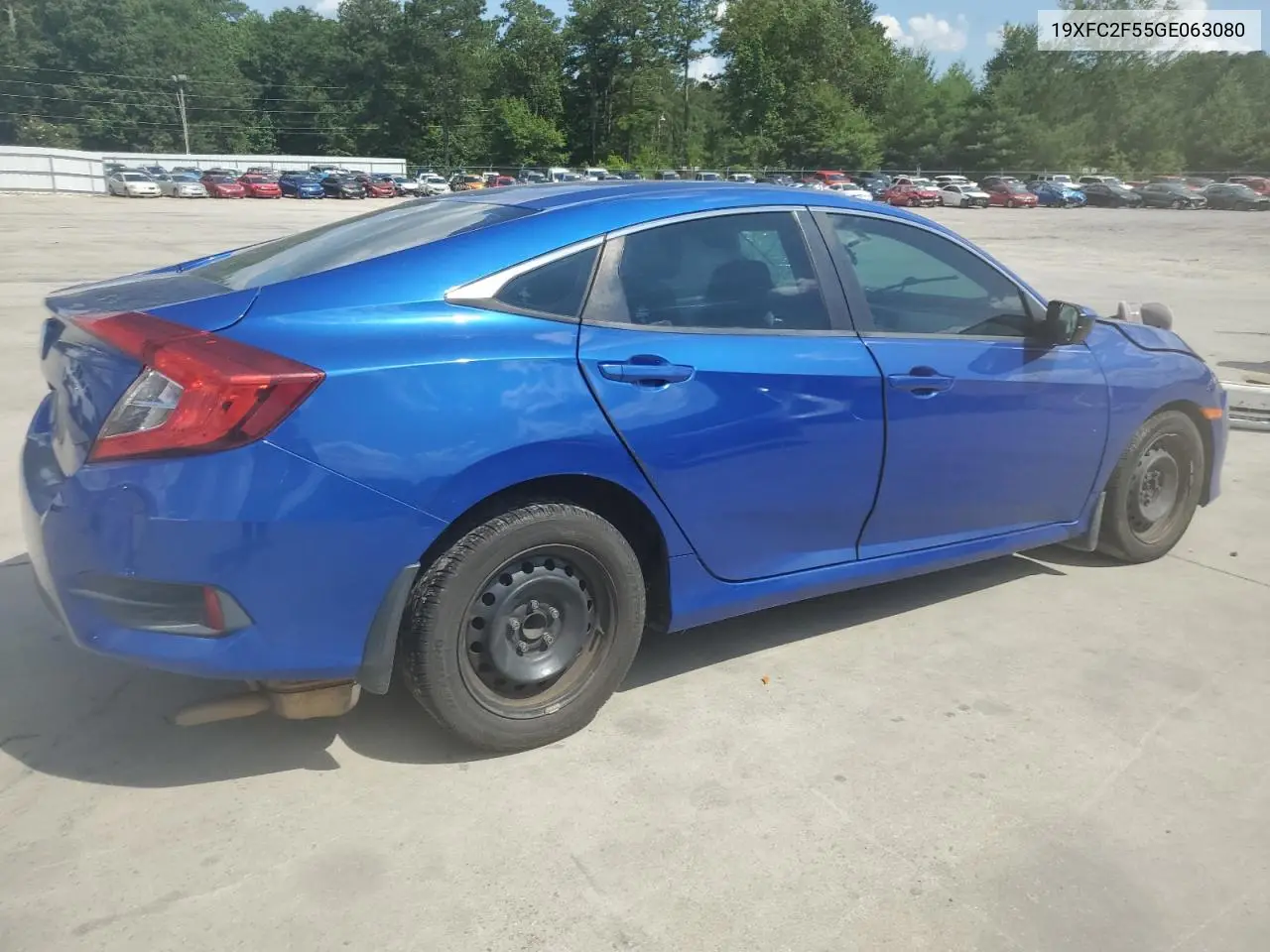 2016 Honda Civic Lx VIN: 19XFC2F55GE063080 Lot: 61840825