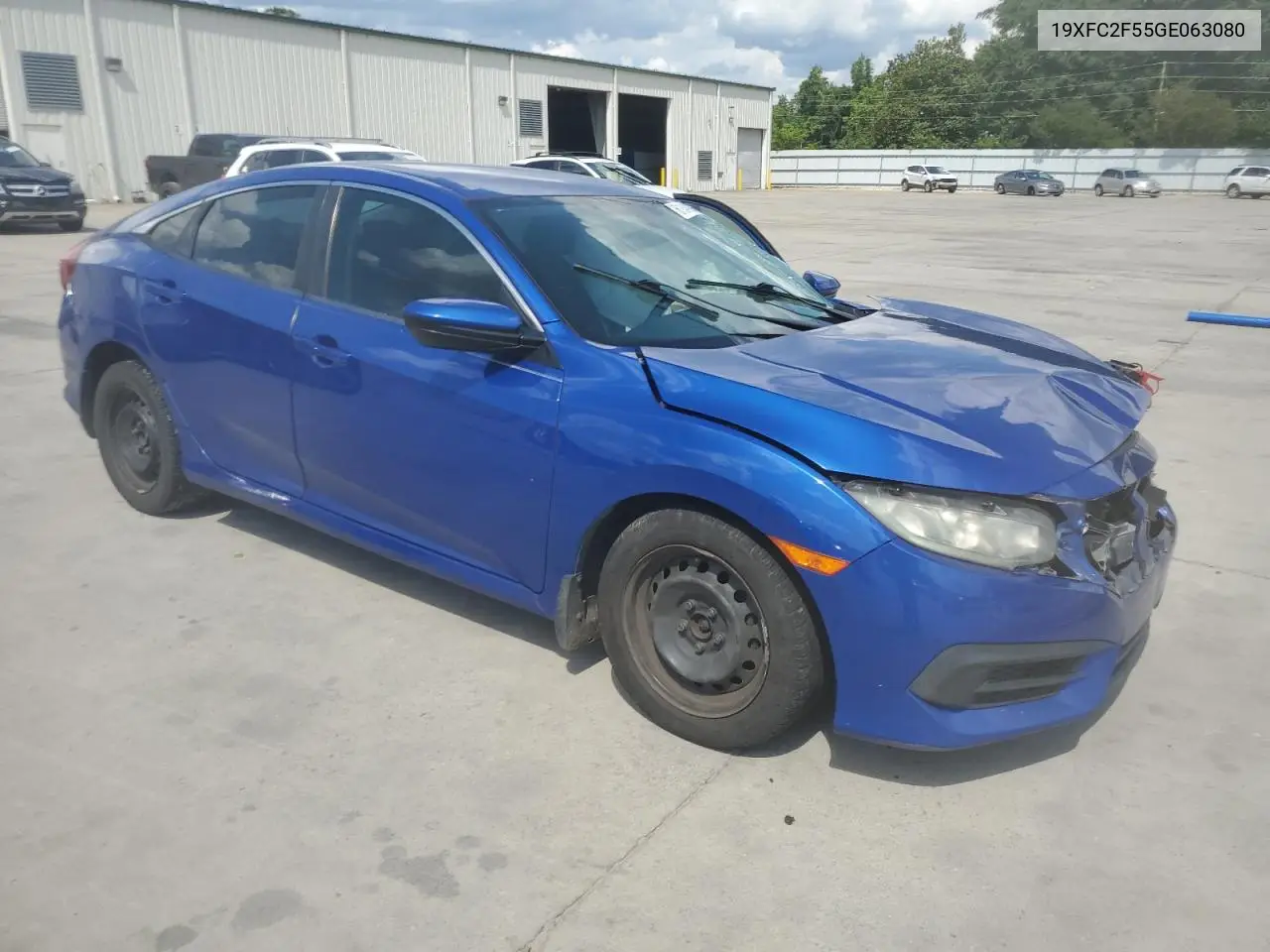 2016 Honda Civic Lx VIN: 19XFC2F55GE063080 Lot: 61840825