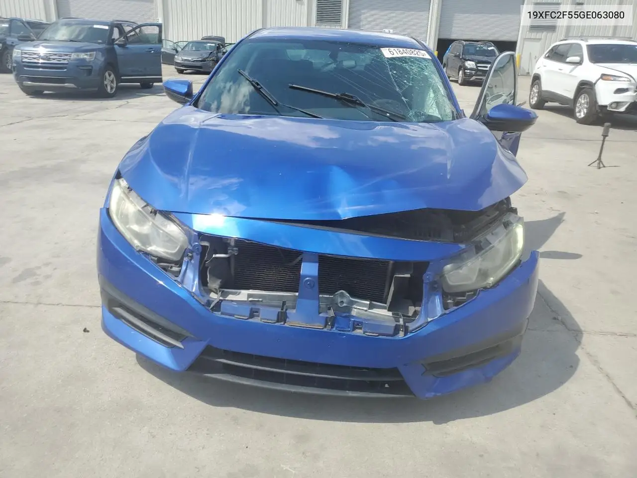 2016 Honda Civic Lx VIN: 19XFC2F55GE063080 Lot: 61840825