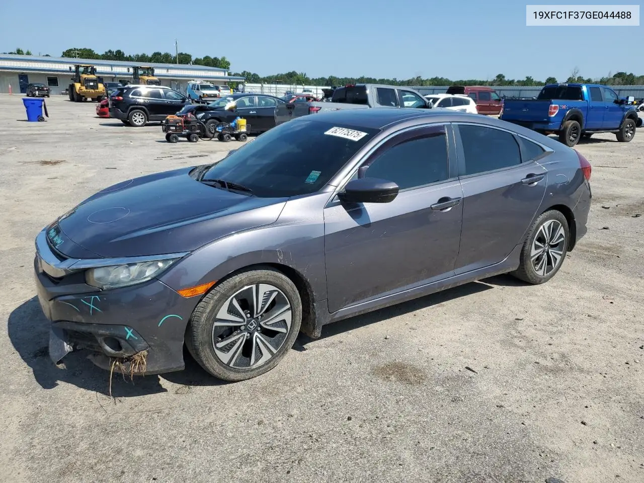 2016 Honda Civic Ex VIN: 19XFC1F37GE044488 Lot: 62175375