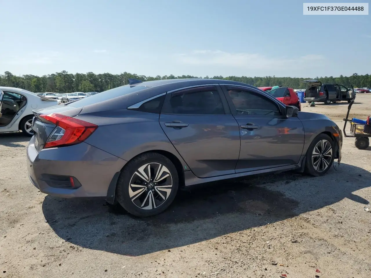 2016 Honda Civic Ex VIN: 19XFC1F37GE044488 Lot: 62175375