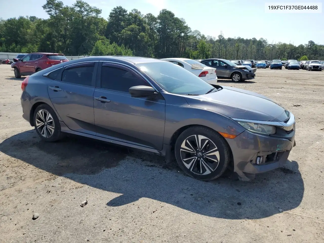 2016 Honda Civic Ex VIN: 19XFC1F37GE044488 Lot: 62175375