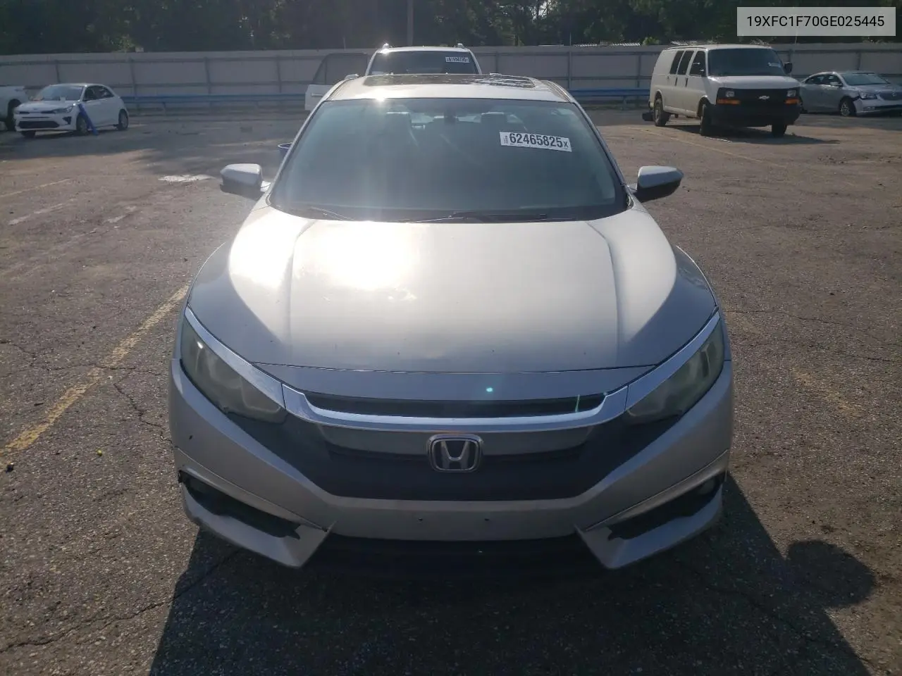 2016 Honda Civic Exl VIN: 19XFC1F70GE025445 Lot: 62465825