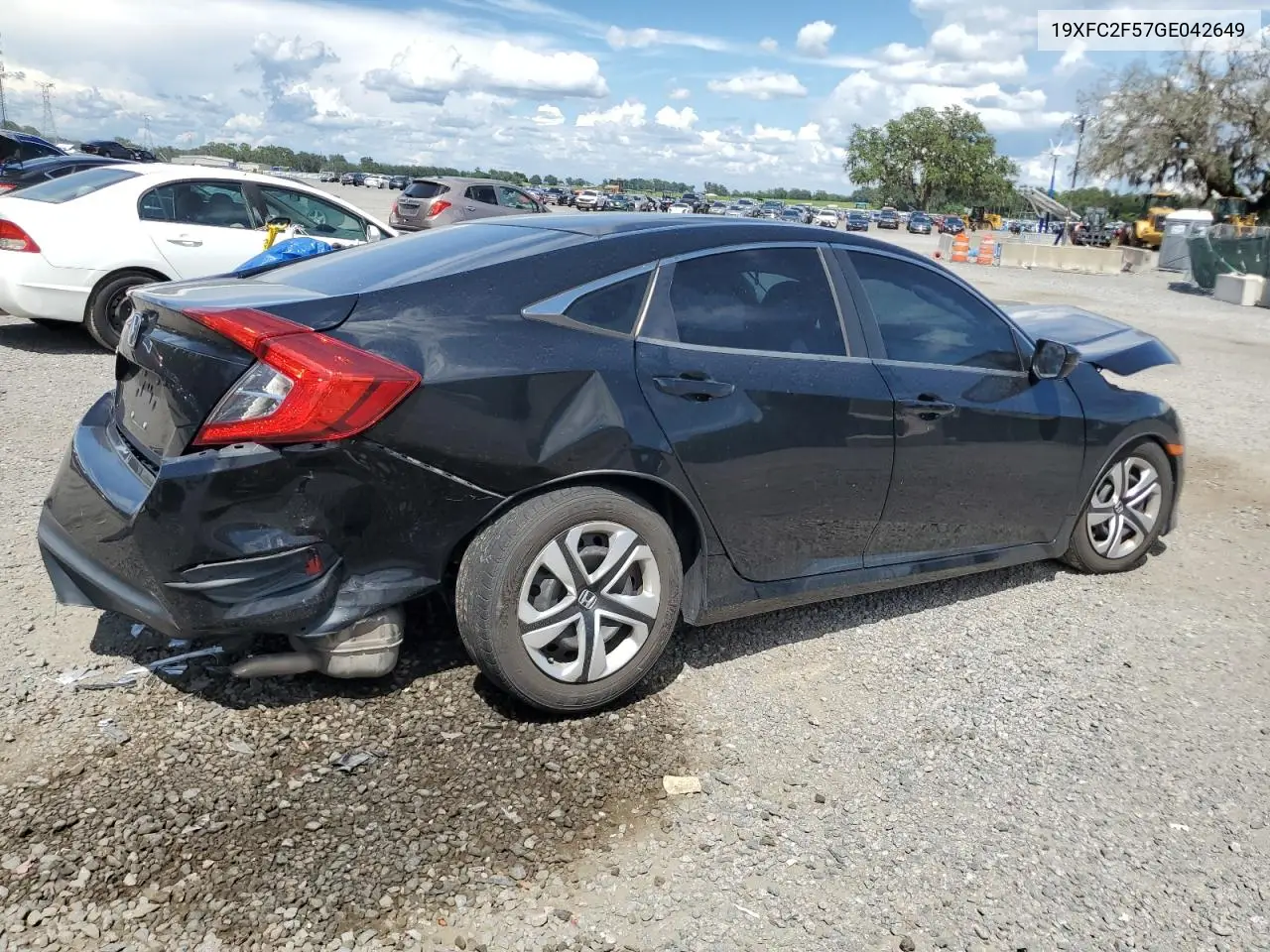 2016 Honda Civic Lx VIN: 19XFC2F57GE042649 Lot: 62732115