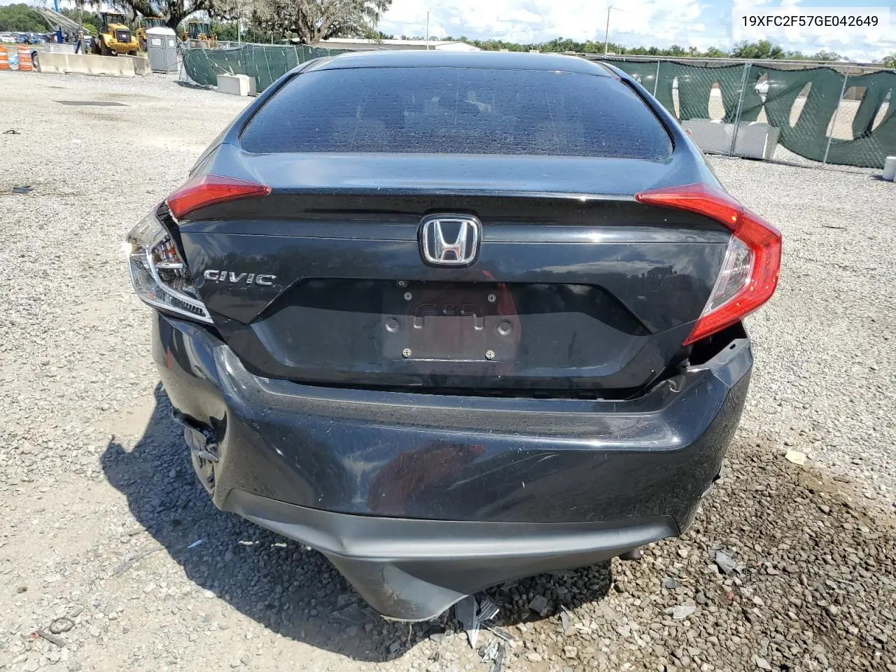 2016 Honda Civic Lx VIN: 19XFC2F57GE042649 Lot: 62732115