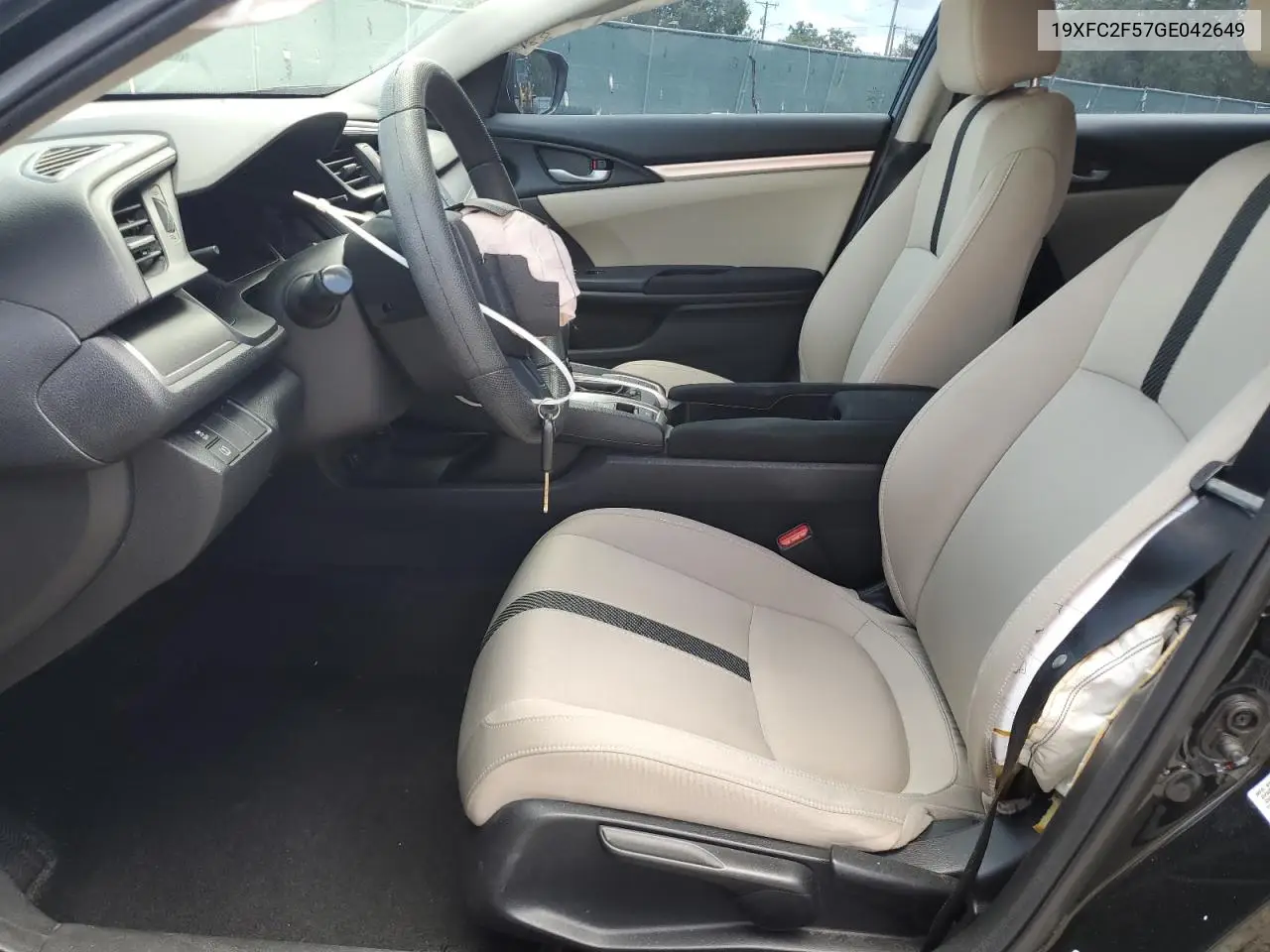 2016 Honda Civic Lx VIN: 19XFC2F57GE042649 Lot: 62732115