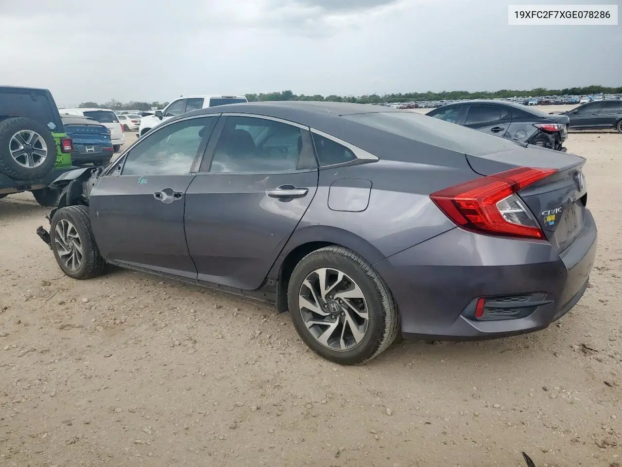 2016 Honda Civic Ex VIN: 19XFC2F7XGE078286 Lot: 62768325