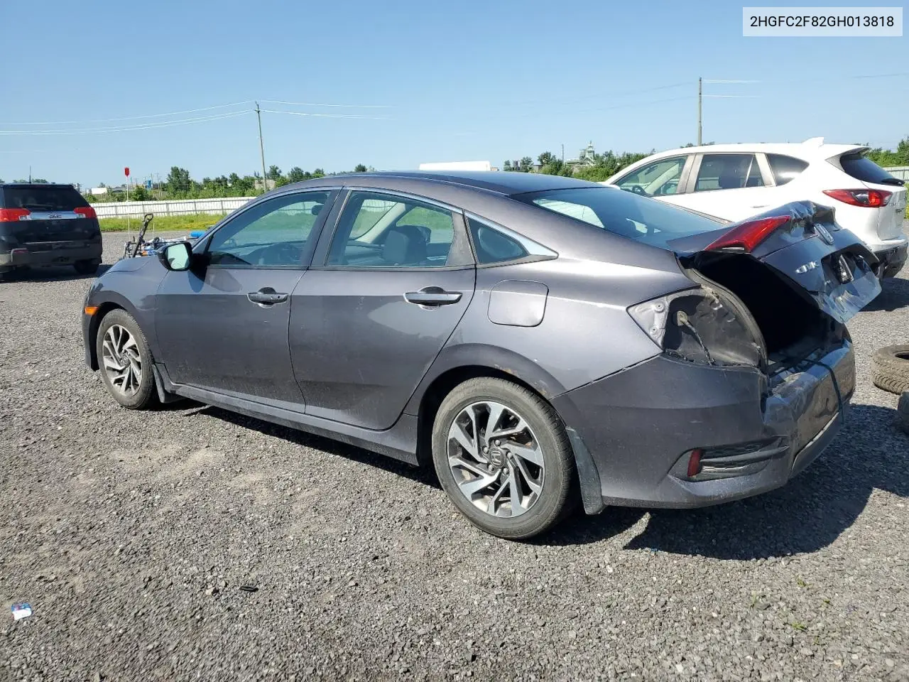2016 Honda Civic Ex VIN: 2HGFC2F82GH013818 Lot: 62926145