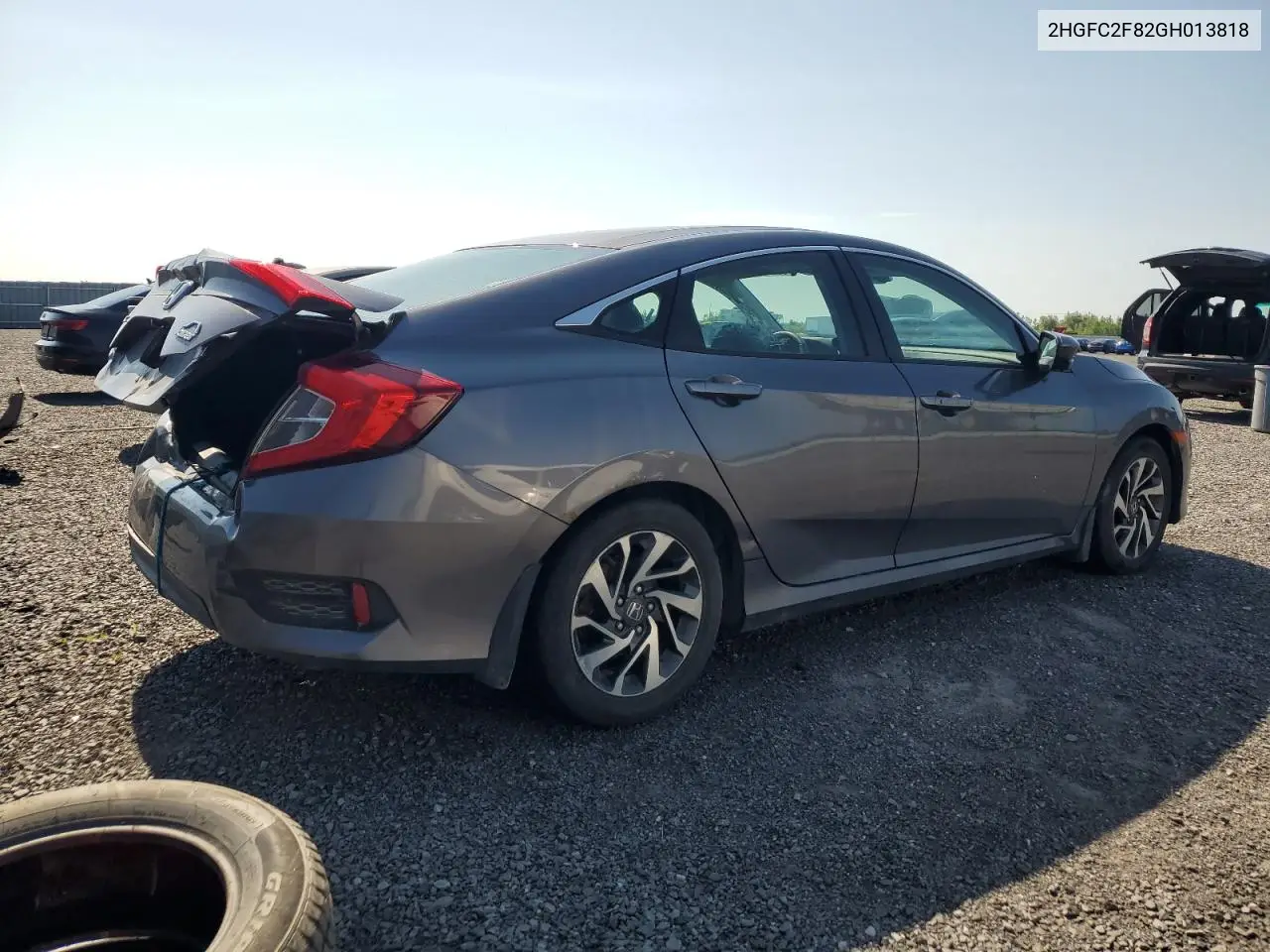 2016 Honda Civic Ex VIN: 2HGFC2F82GH013818 Lot: 62926145