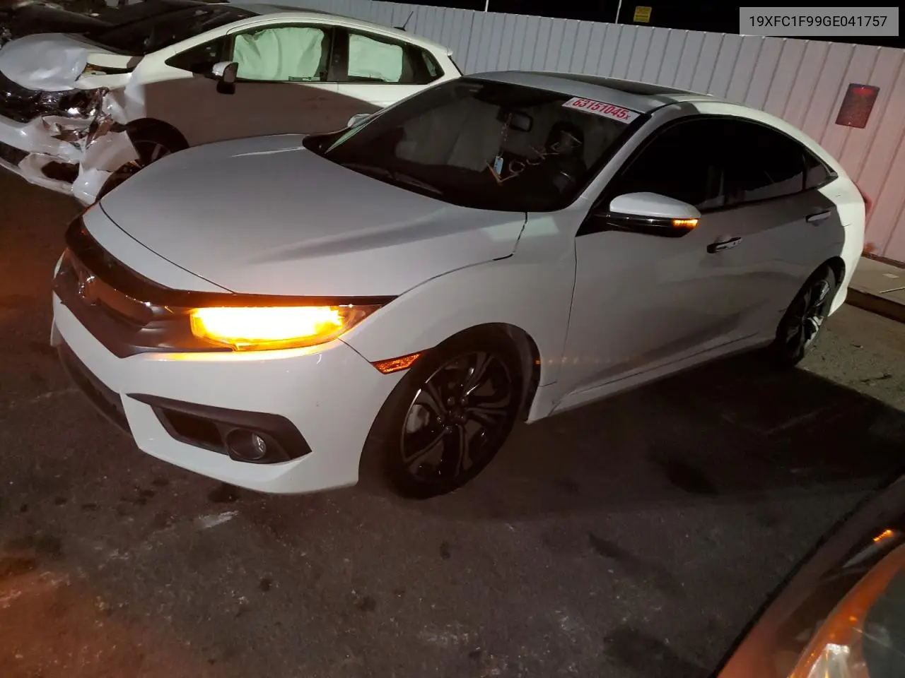 2016 Honda Civic Touring VIN: 19XFC1F99GE041757 Lot: 63151045