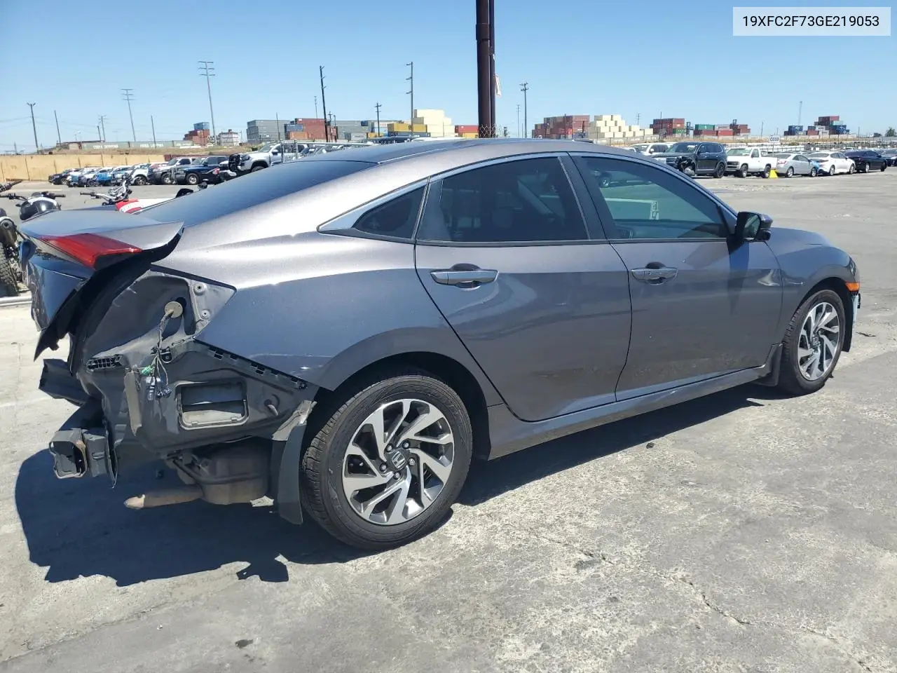 2016 Honda Civic Ex VIN: 19XFC2F73GE219053 Lot: 63257255