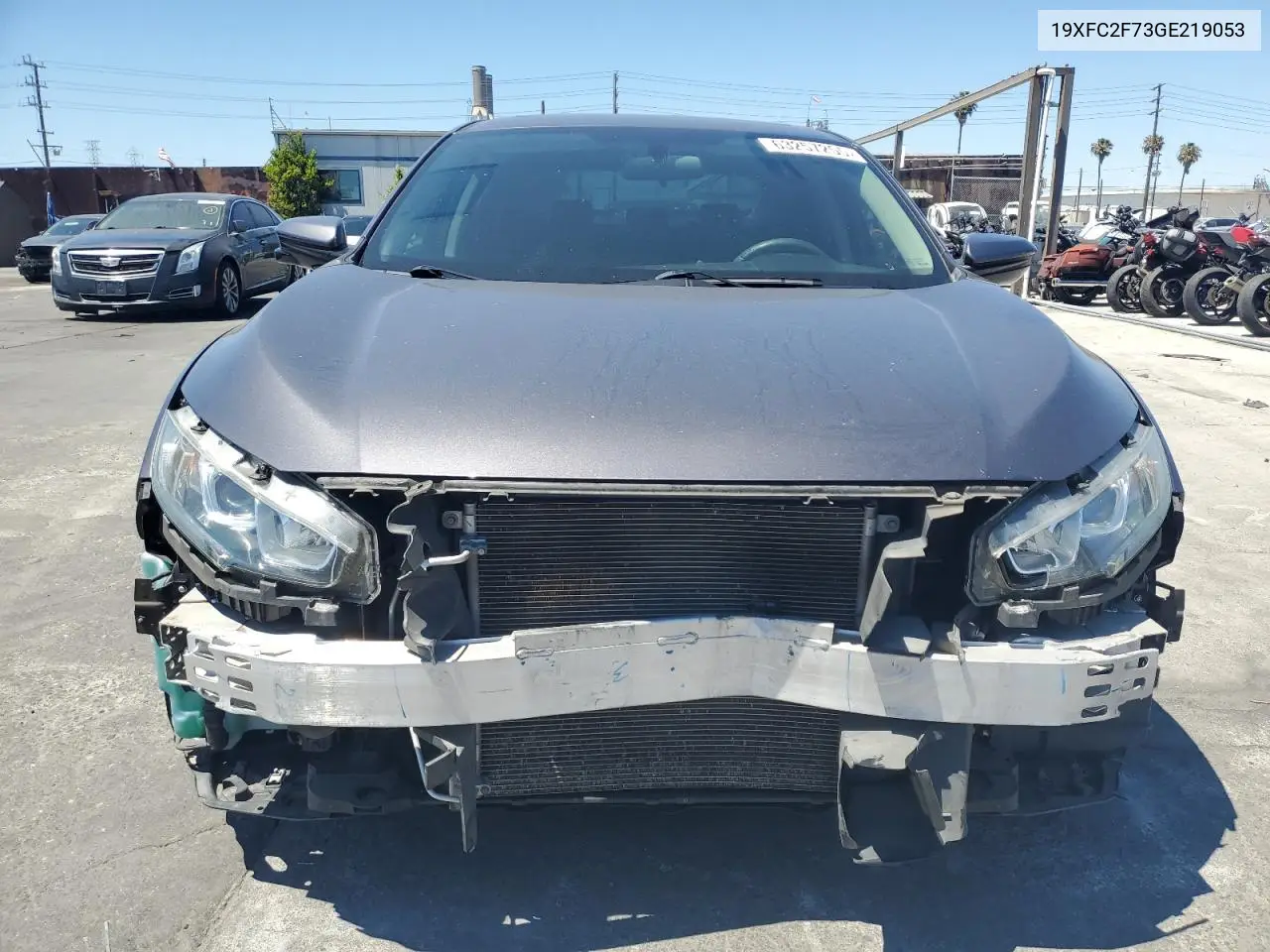 2016 Honda Civic Ex VIN: 19XFC2F73GE219053 Lot: 63257255