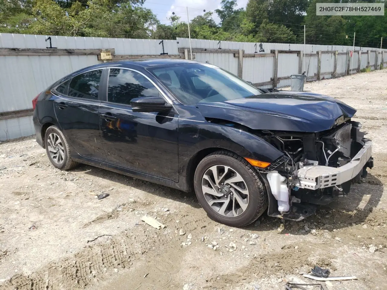 2017 Honda Civic Ex VIN: 2HGFC2F78HH527469 Lot: 56648625