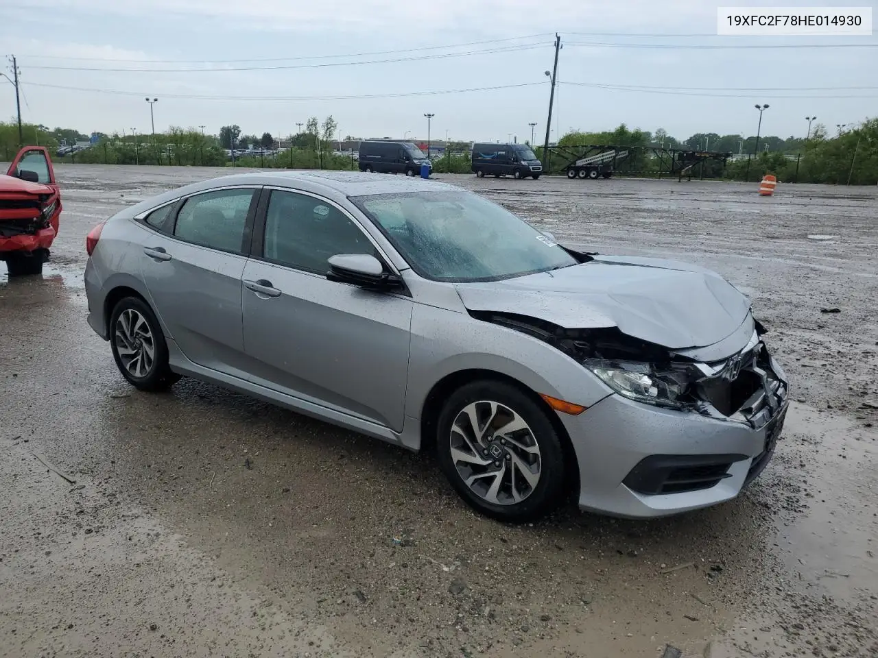2017 Honda Civic Ex VIN: 19XFC2F78HE014930 Lot: 56697655