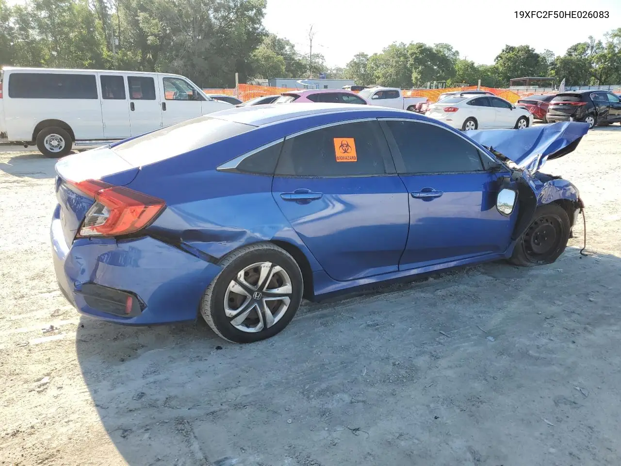 2017 Honda Civic Lx VIN: 19XFC2F50HE026083 Lot: 56945775