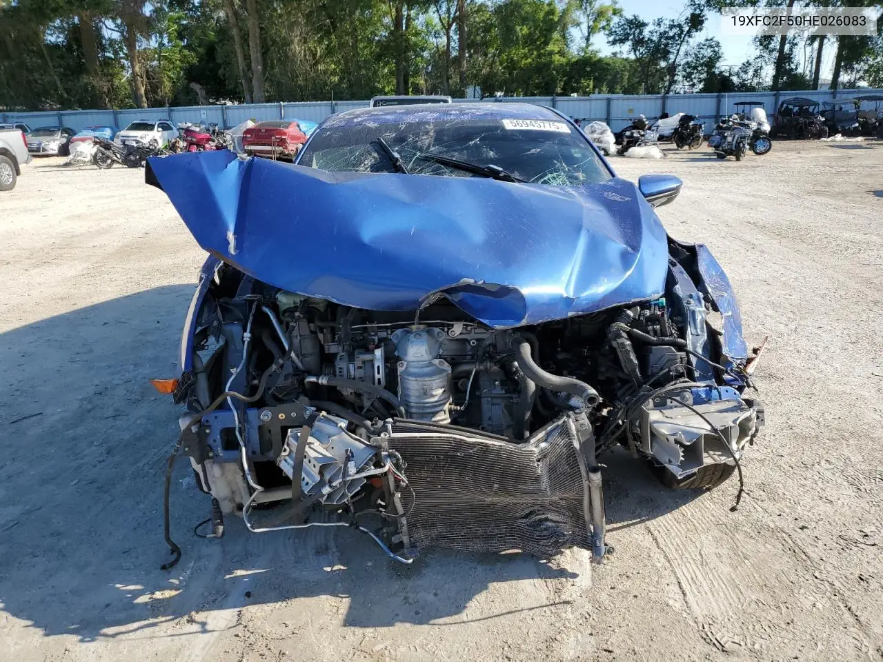 2017 Honda Civic Lx VIN: 19XFC2F50HE026083 Lot: 56945775