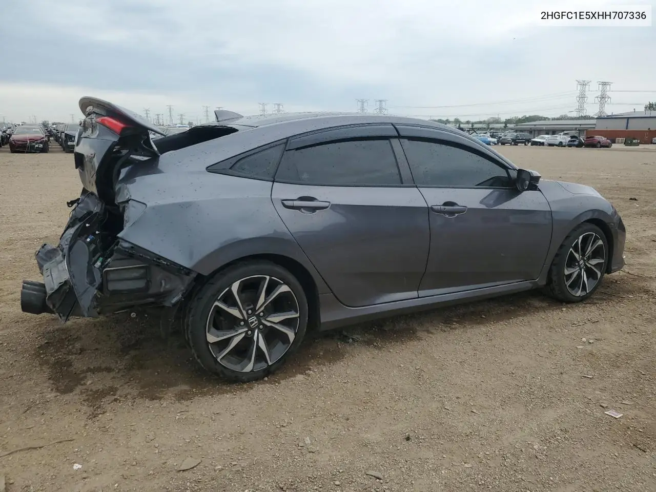 2017 Honda Civic Si VIN: 2HGFC1E5XHH707336 Lot: 58623415