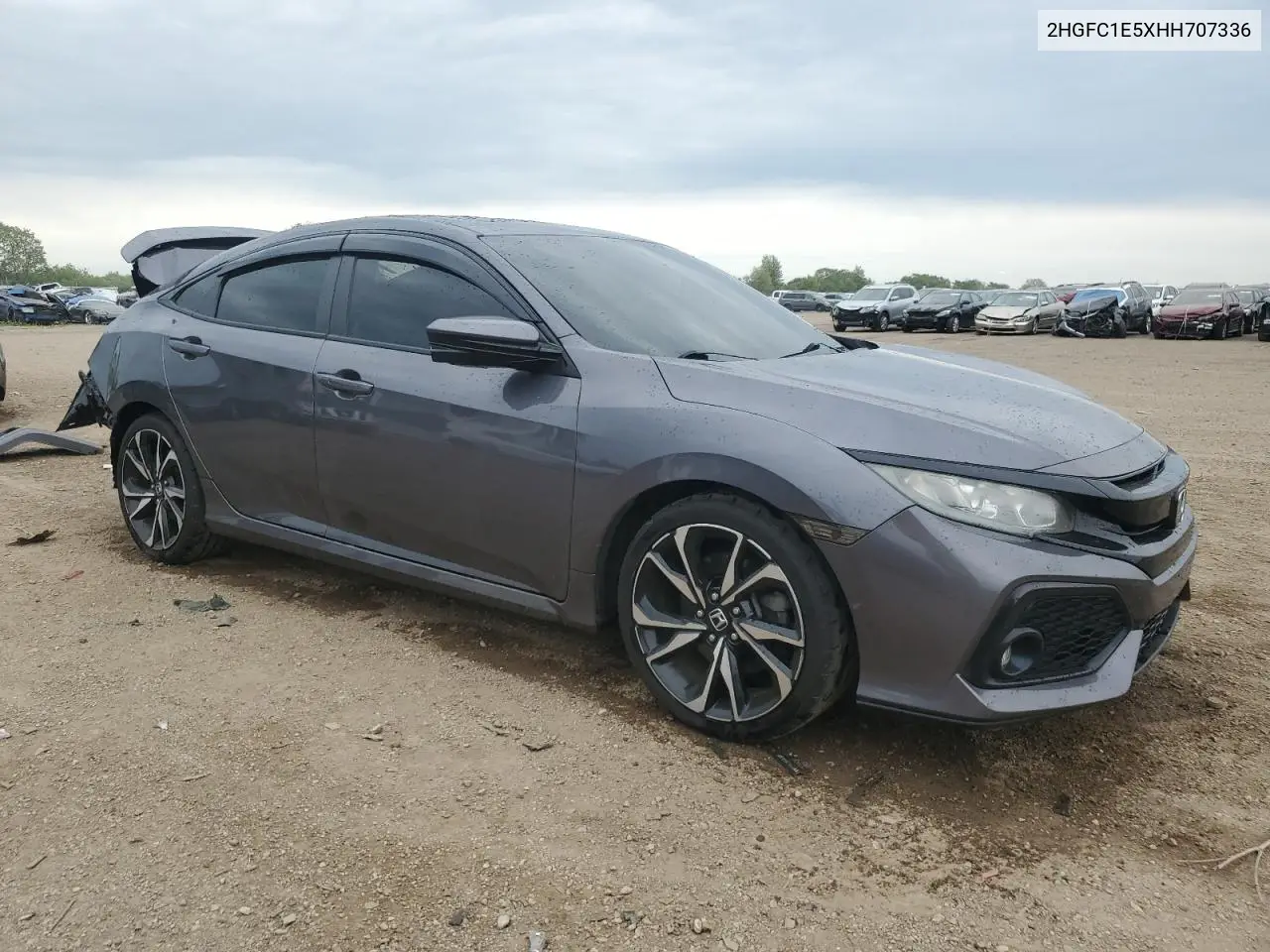 2017 Honda Civic Si VIN: 2HGFC1E5XHH707336 Lot: 58623415