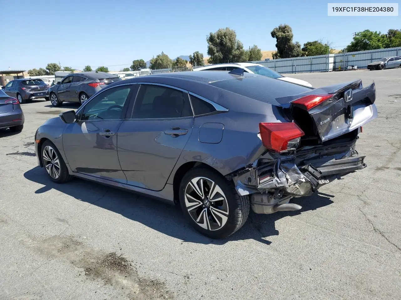 2017 Honda Civic Ex VIN: 19XFC1F38HE204380 Lot: 62096545