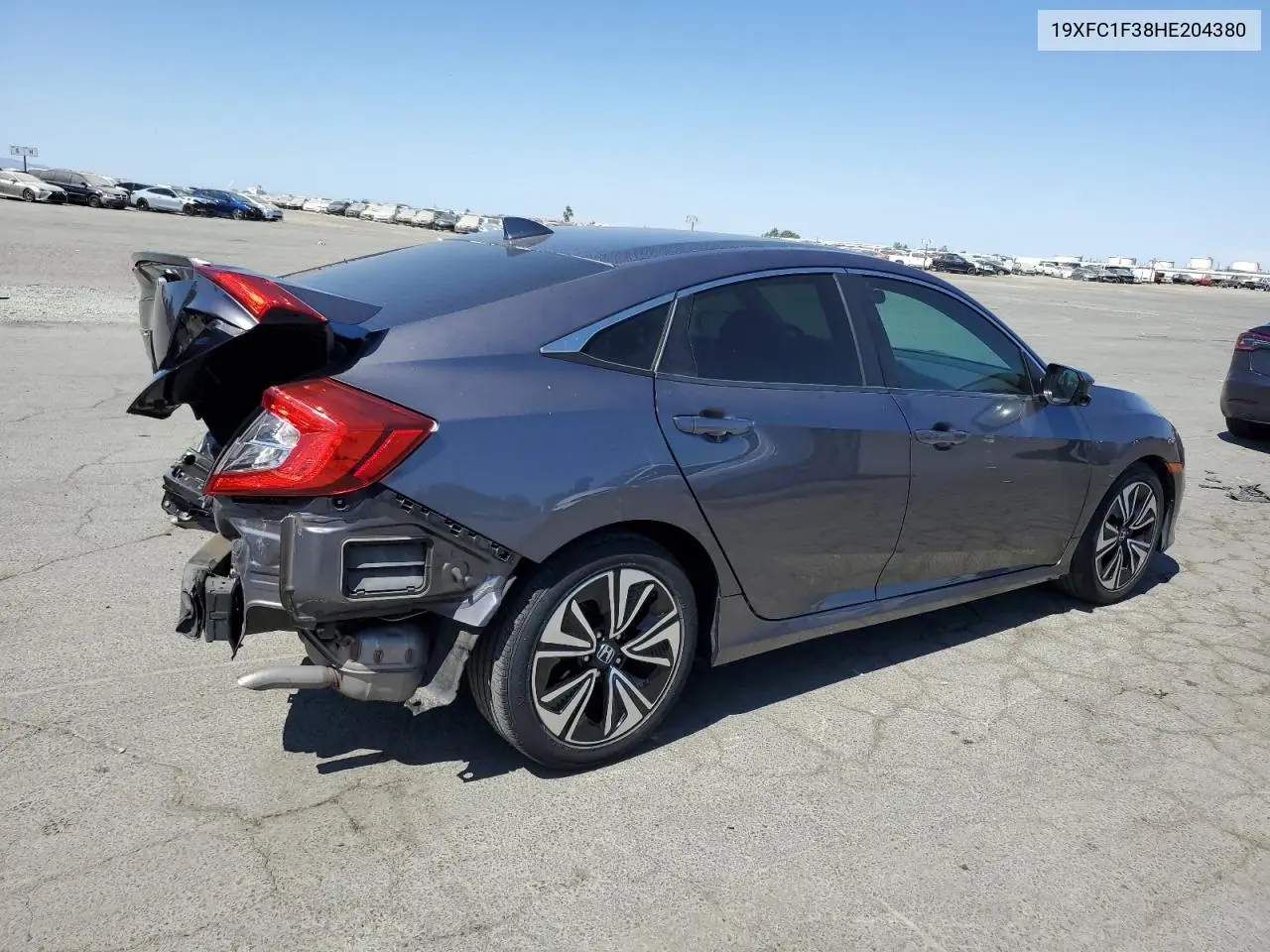 2017 Honda Civic Ex VIN: 19XFC1F38HE204380 Lot: 62096545