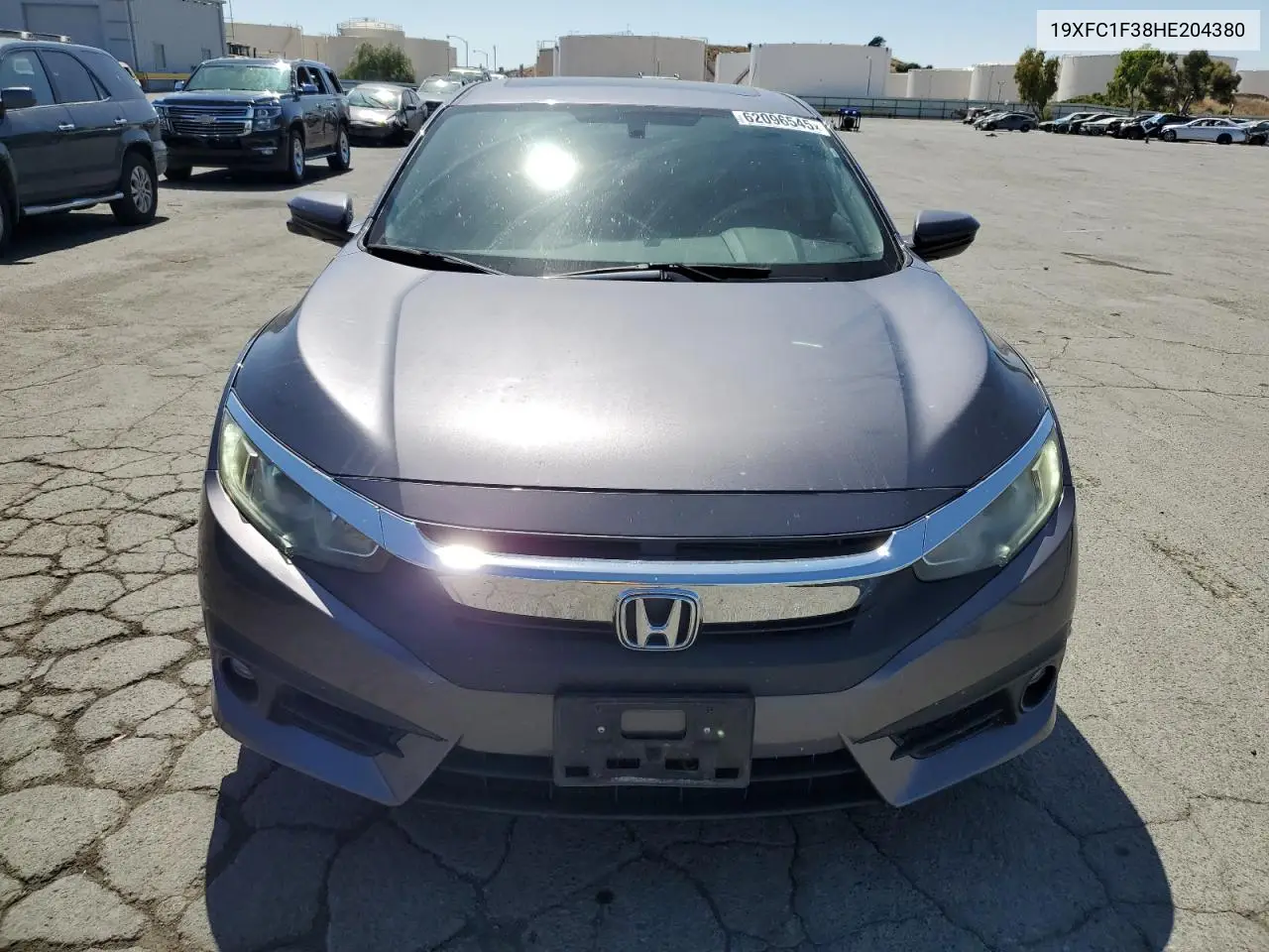 2017 Honda Civic Ex VIN: 19XFC1F38HE204380 Lot: 62096545