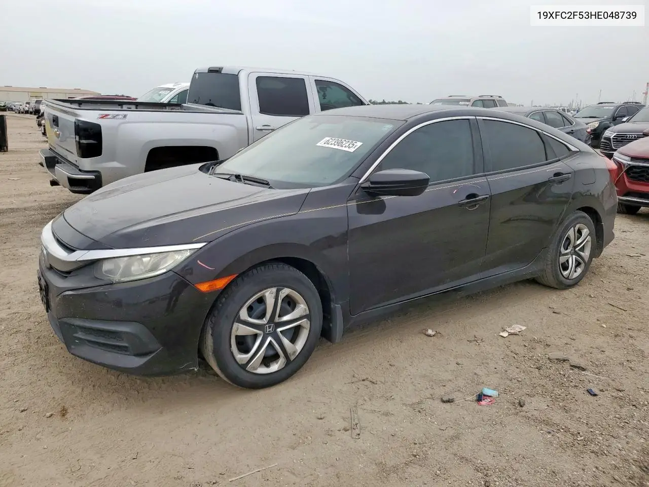 2017 Honda Civic Lx VIN: 19XFC2F53HE048739 Lot: 62396235