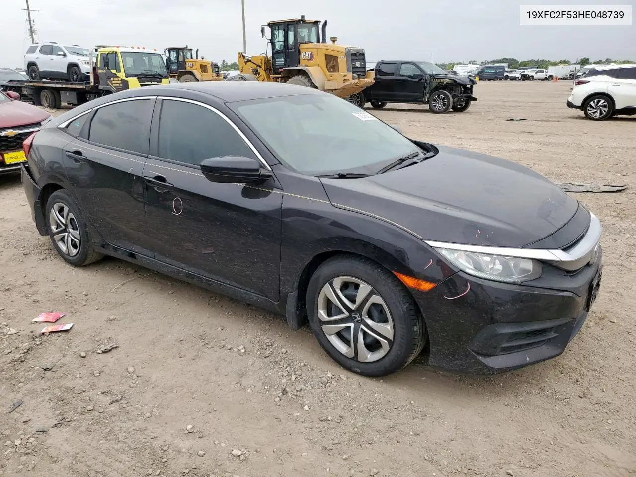 2017 Honda Civic Lx VIN: 19XFC2F53HE048739 Lot: 62396235