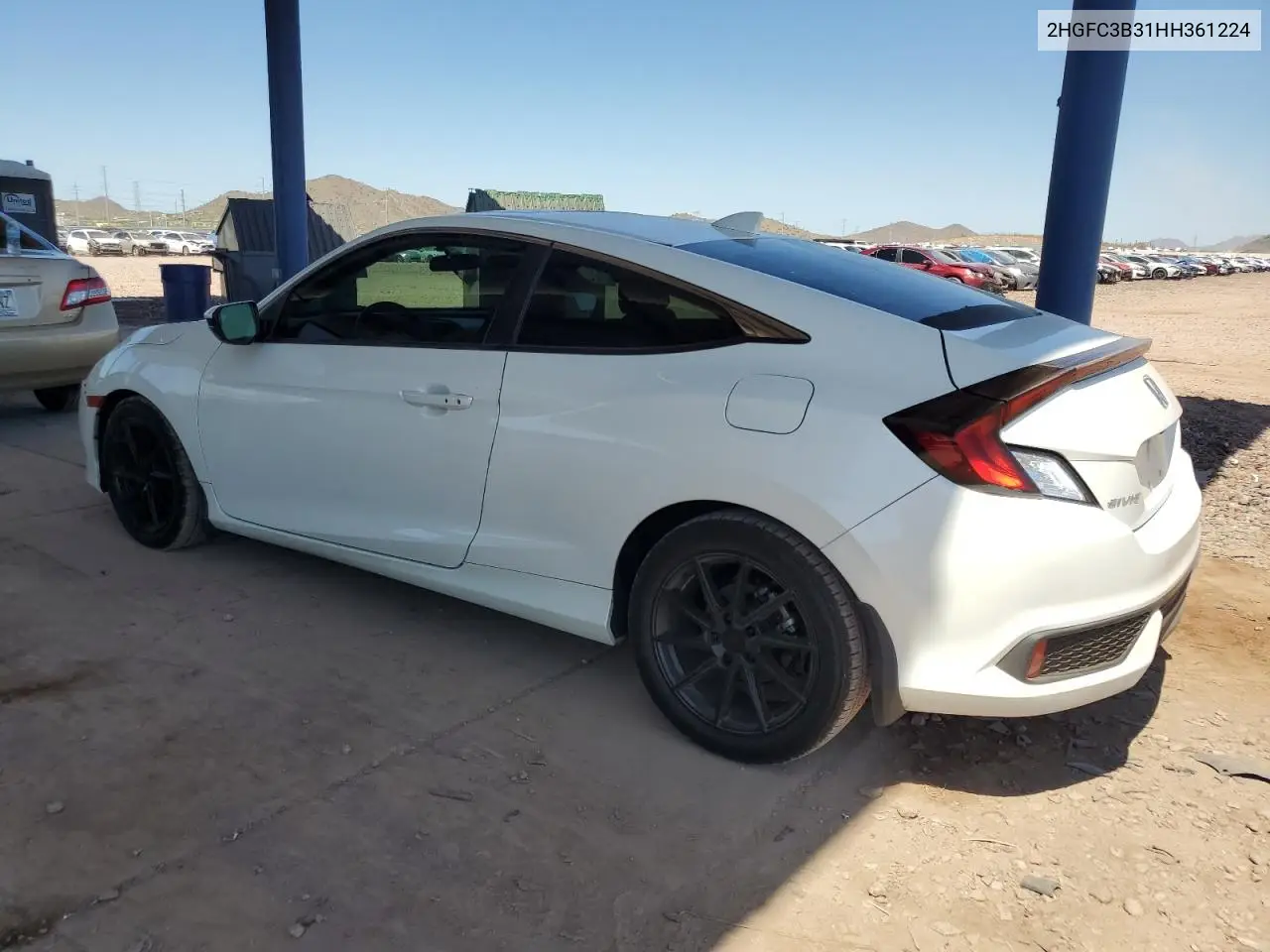 2017 Honda Civic Ex VIN: 2HGFC3B31HH361224 Lot: 62674625