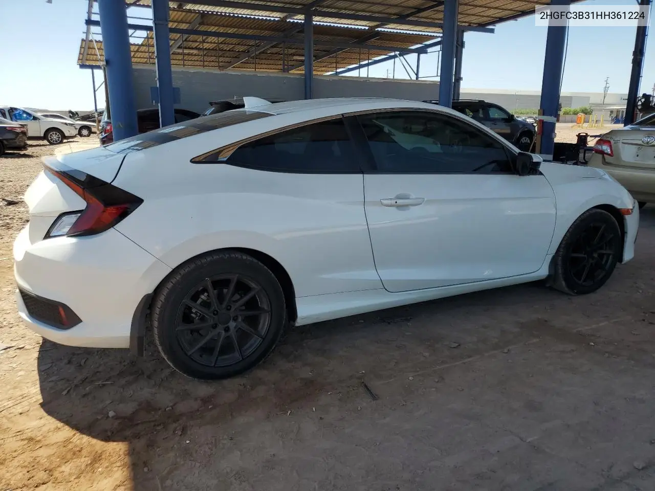 2017 Honda Civic Ex VIN: 2HGFC3B31HH361224 Lot: 62674625