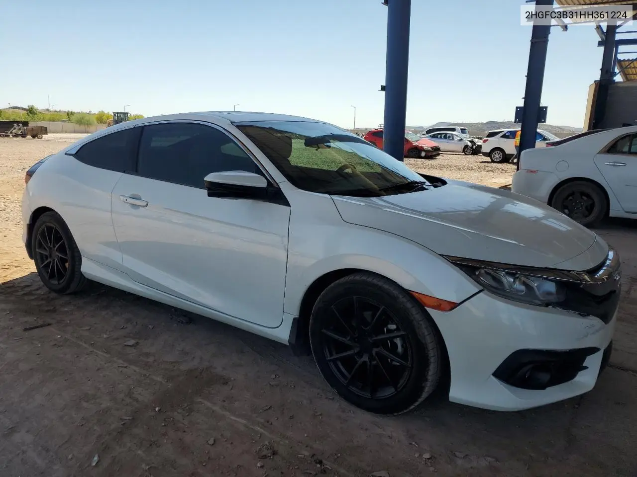 2017 Honda Civic Ex VIN: 2HGFC3B31HH361224 Lot: 62674625