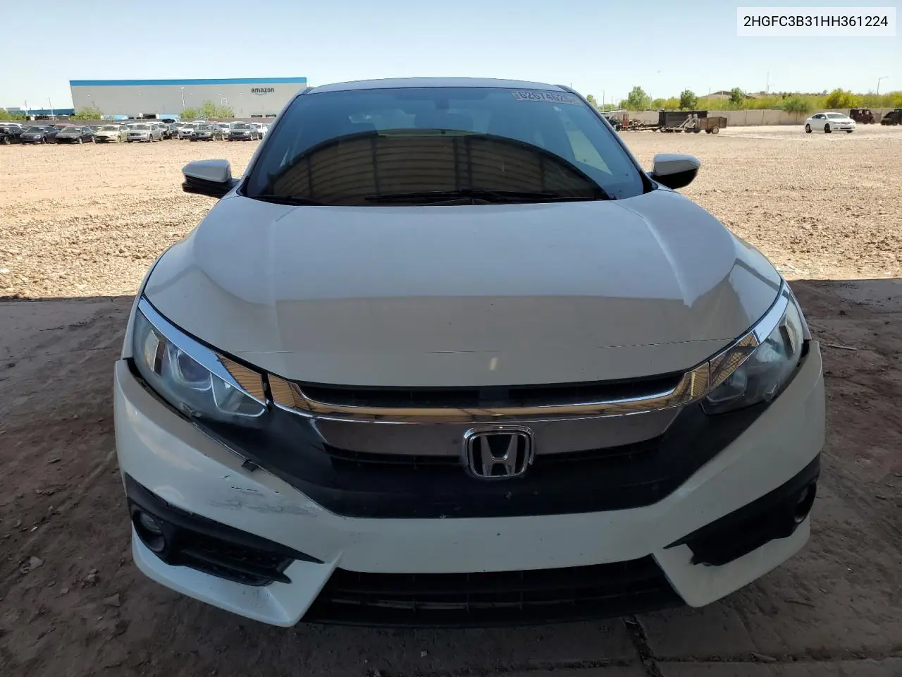 2017 Honda Civic Ex VIN: 2HGFC3B31HH361224 Lot: 62674625