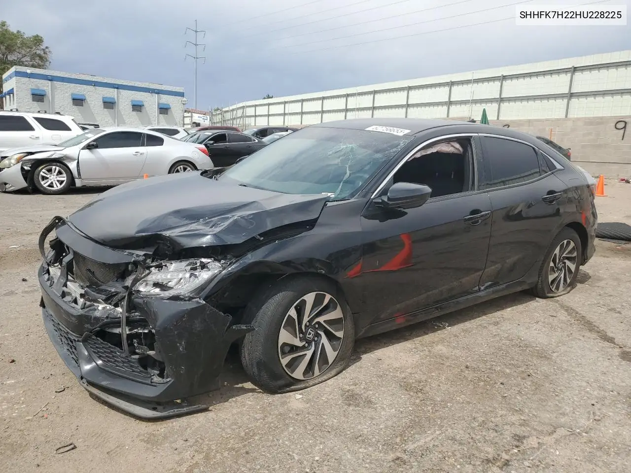 2017 Honda Civic Lx VIN: SHHFK7H22HU228225 Lot: 62756655