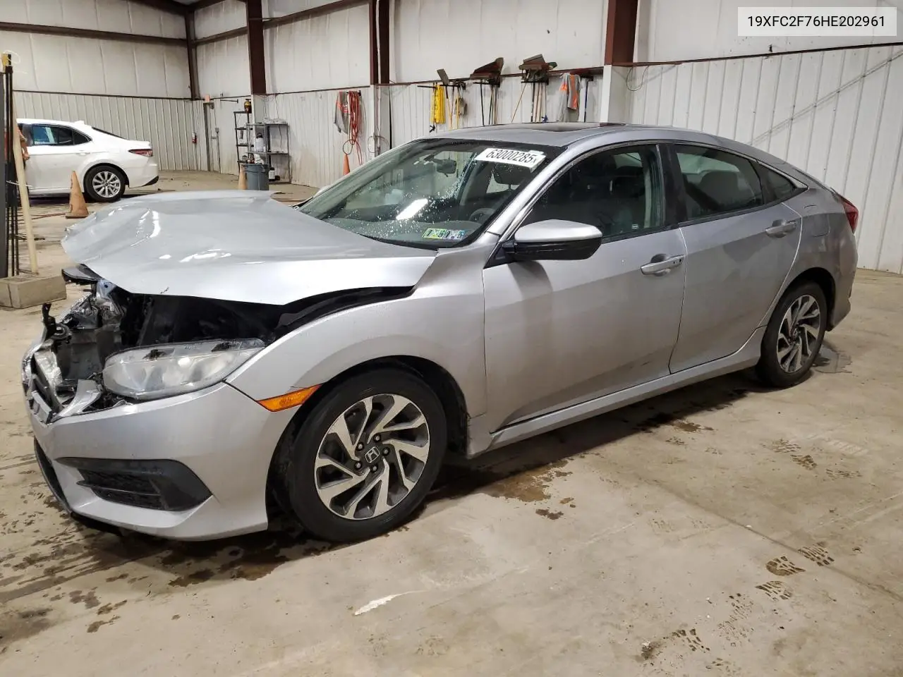 2017 Honda Civic Ex VIN: 19XFC2F76HE202961 Lot: 63000285