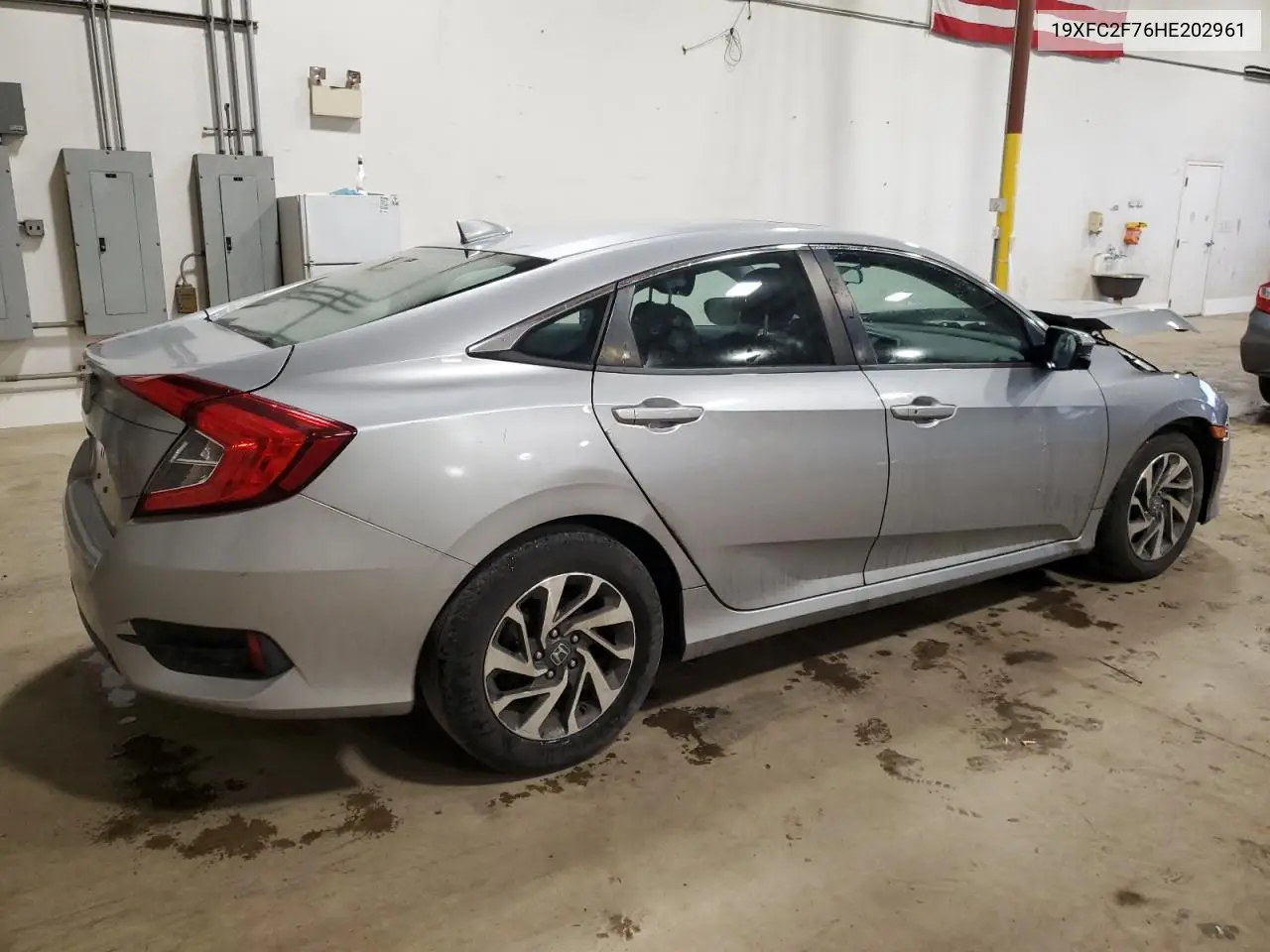 2017 Honda Civic Ex VIN: 19XFC2F76HE202961 Lot: 63000285