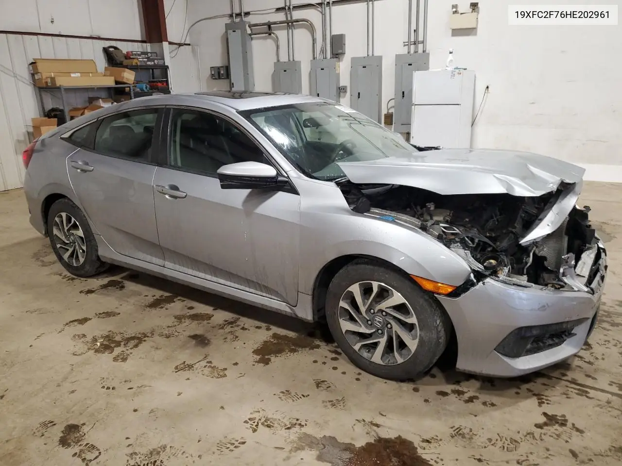 2017 Honda Civic Ex VIN: 19XFC2F76HE202961 Lot: 63000285