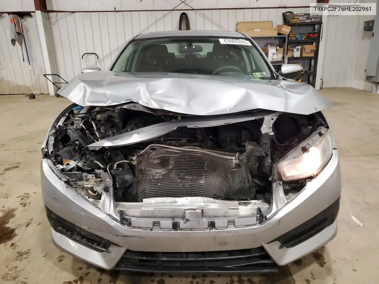 2017 Honda Civic Ex VIN: 19XFC2F76HE202961 Lot: 63000285